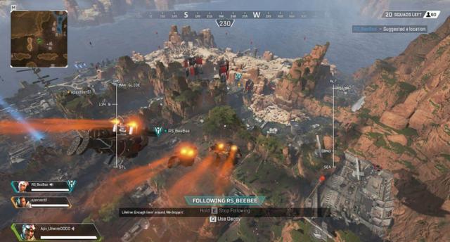 而在apex legends中,游戏会以5个回合的