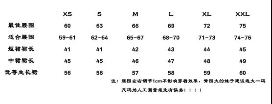 因为每个人的身材比例都不同,同身高穿相同裙长也可能是不同的效果哦