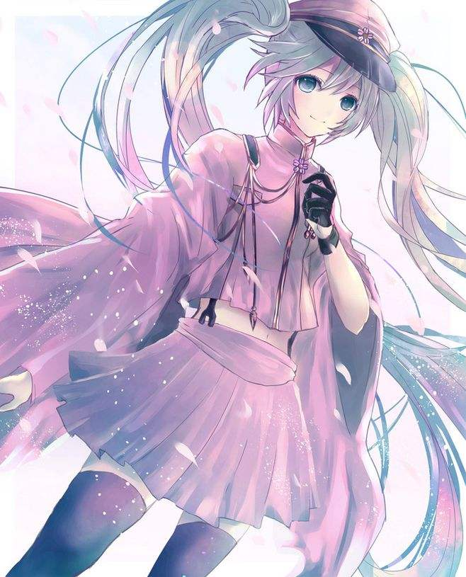 手机壁纸|二次元初音未来系列——千本樱 by:b站盐泽