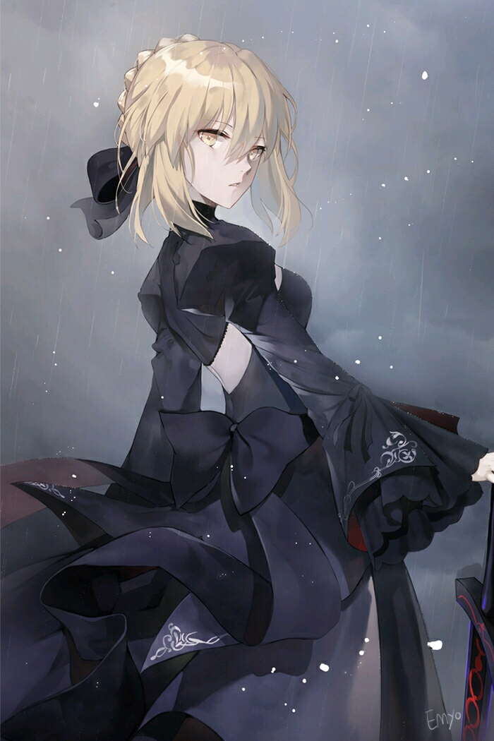 [fgo]英灵美图壁纸.第一期(黑白呆毛篇)