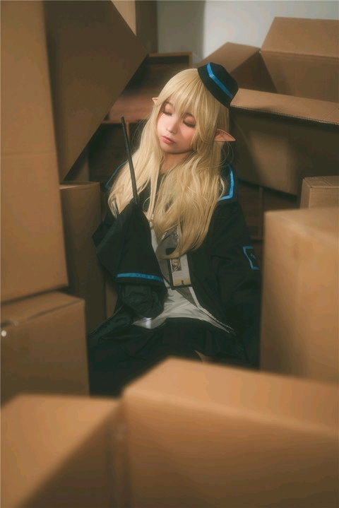 【cosplay】精灵耳朵可爱美女蠢沫沫