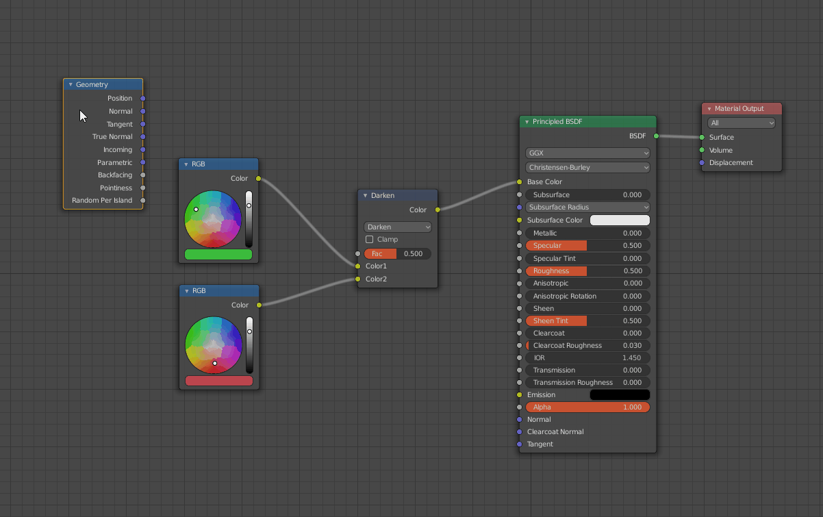 blender : 高效节点操作(动图) - 哔哩哔哩