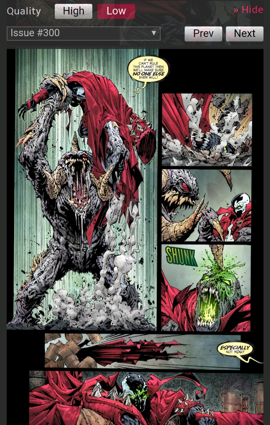 spawn(再生侠)漫画#300期