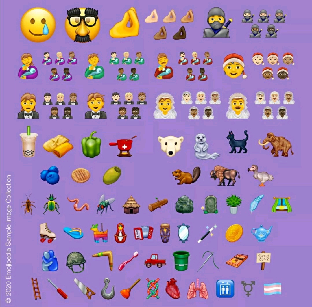 emoji 新增117个表情!"爷爷穿婚纱"或将成为最受关注表情