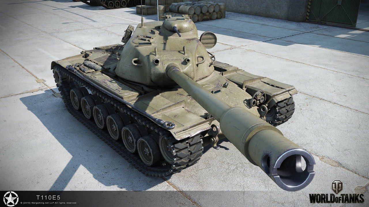 美国t110e5重型坦克(m系)