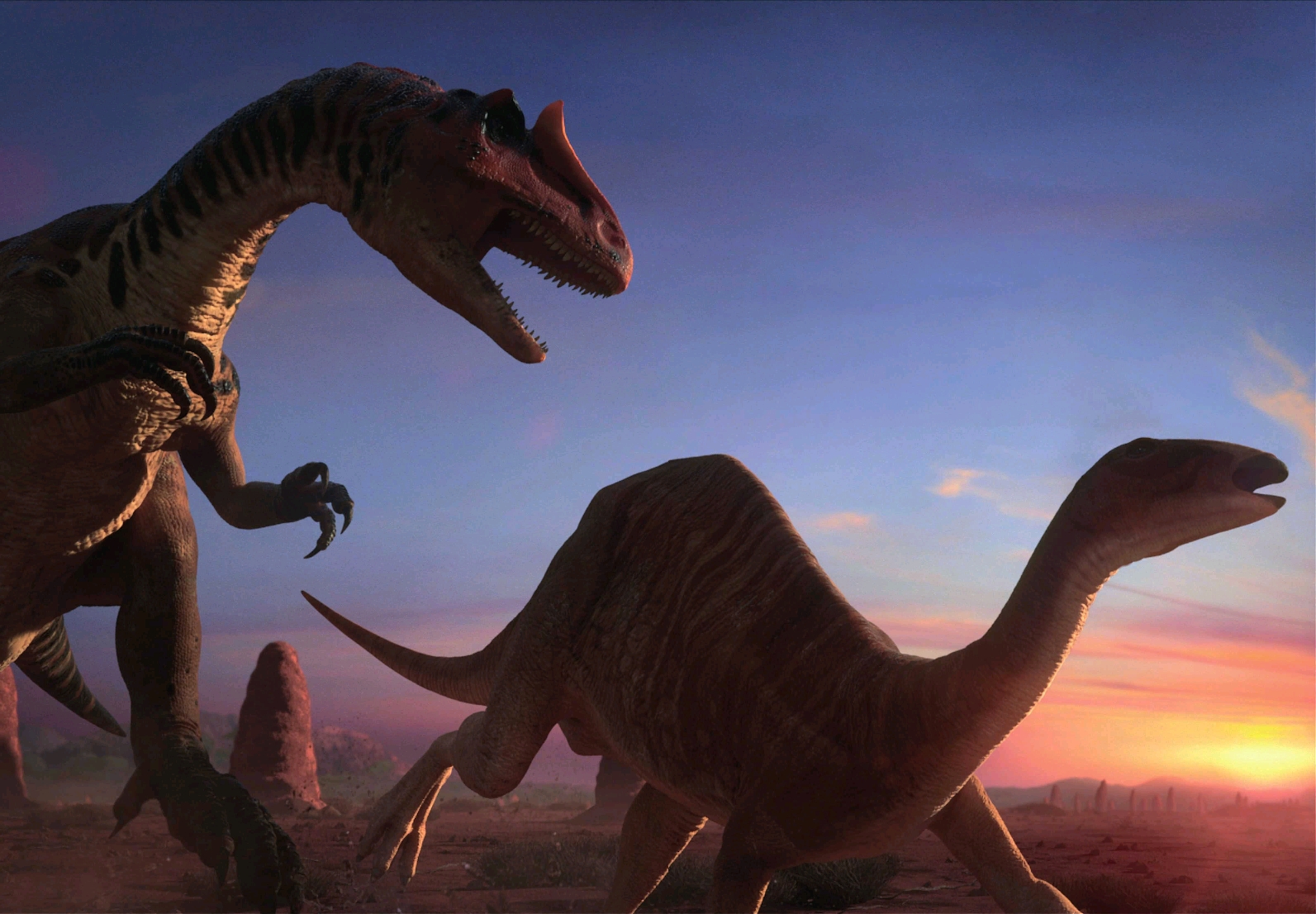 科技 自然 第4章,伟大的生存者 恐龙档案 弯龙(camptosaurus) 发音