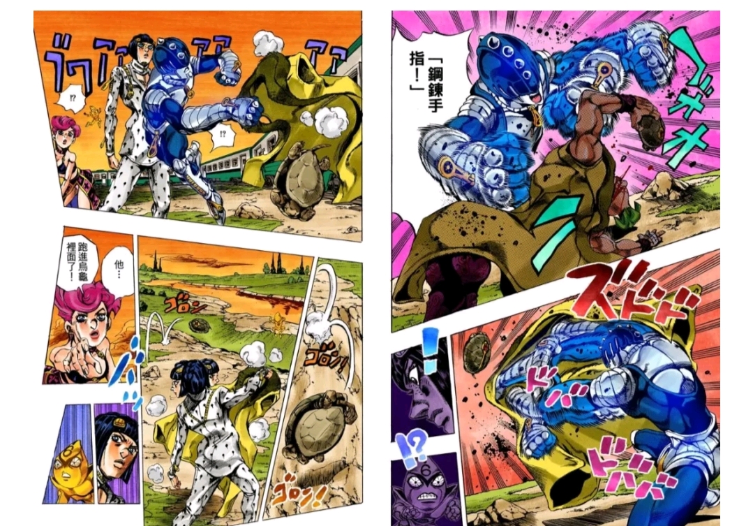 jojo黄金之风漫画名场面