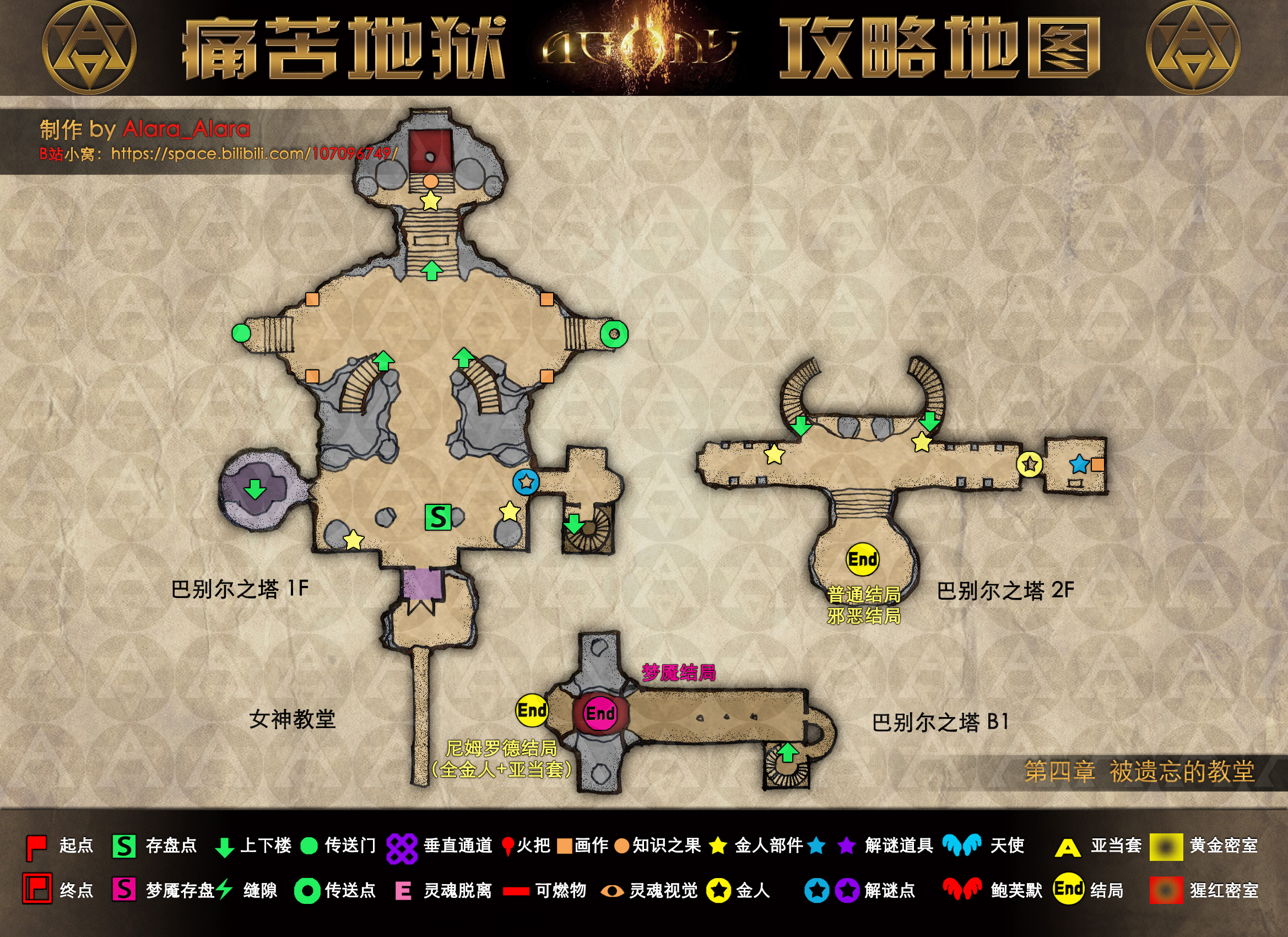痛苦地狱agony攻略地图