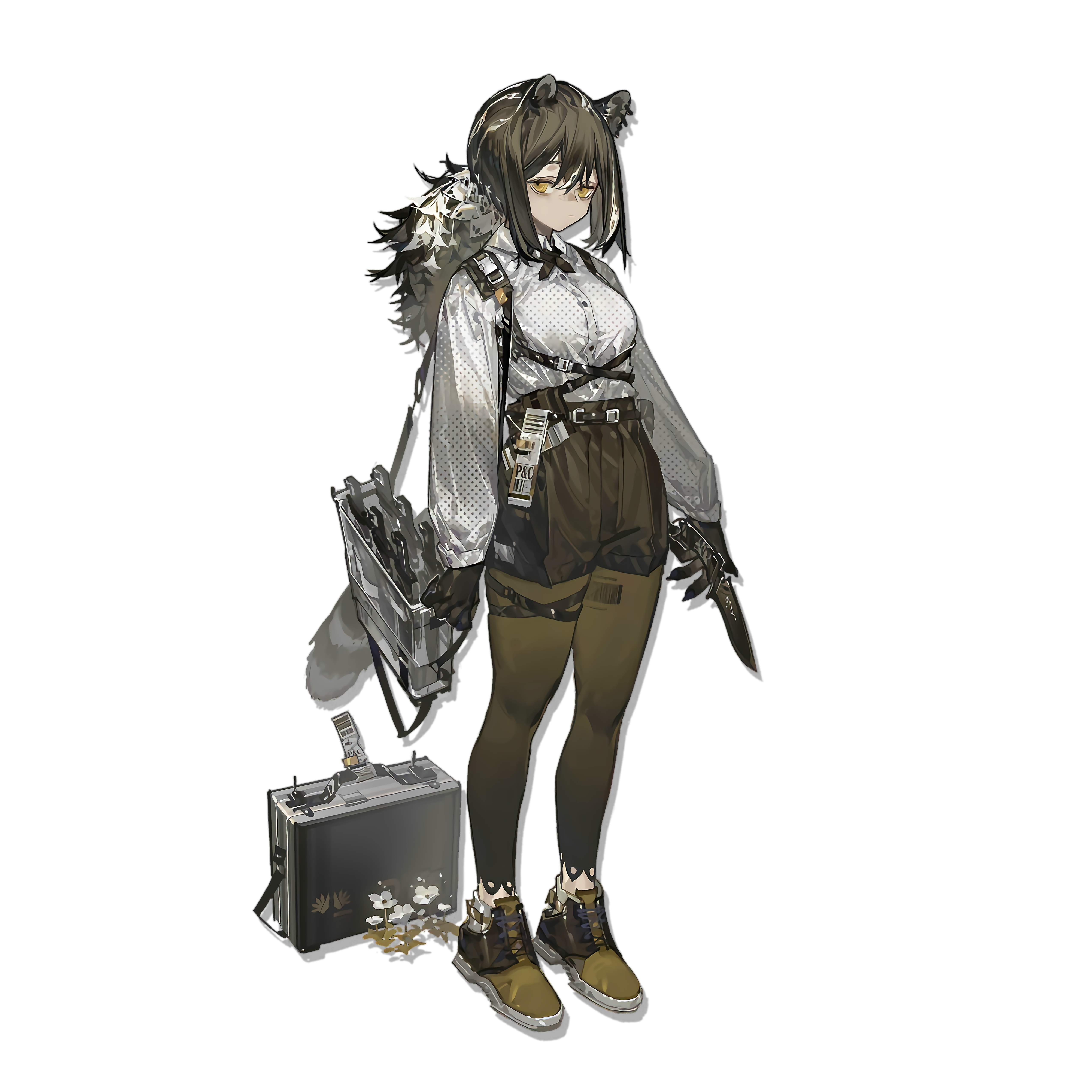 【画质提升 2.0】 明日方舟 罗宾 立绘