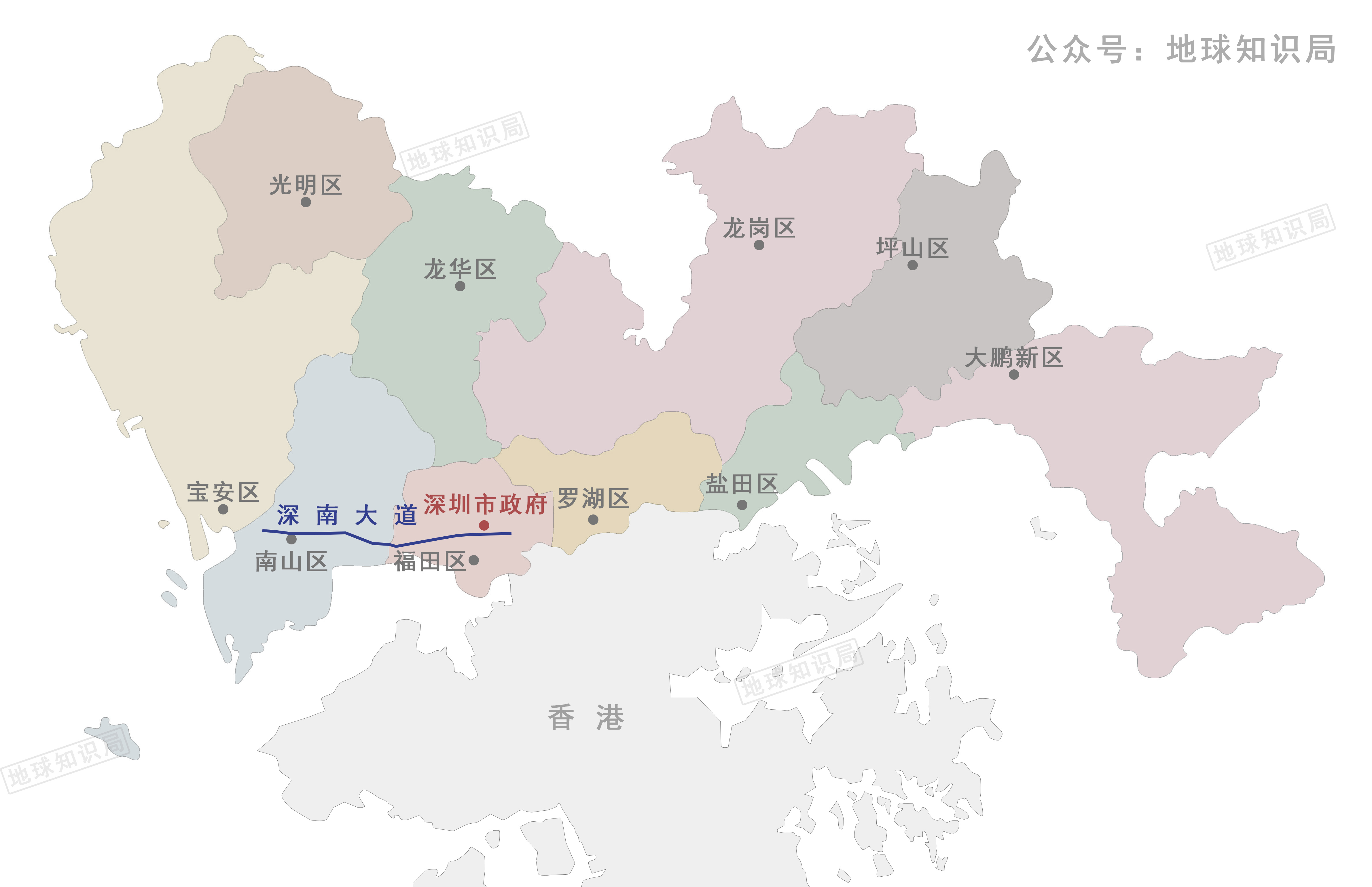 深圳的中心在哪里地球知识局