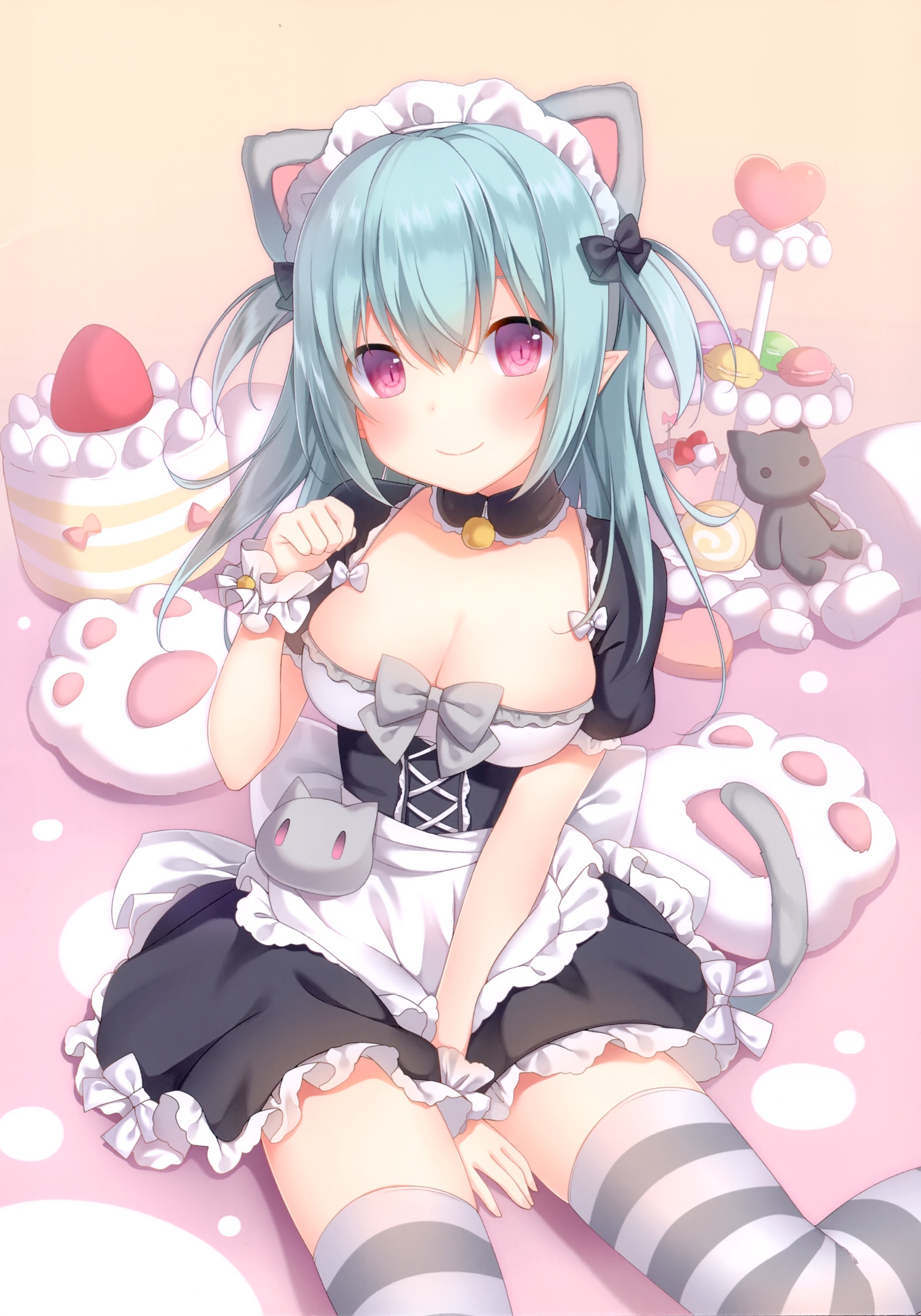 awsl,来看看非常可爱色气的二次元美少女猫娘吧