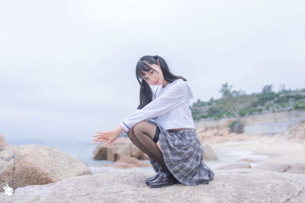 jk制服美少女黑丝学妹听海系列写真