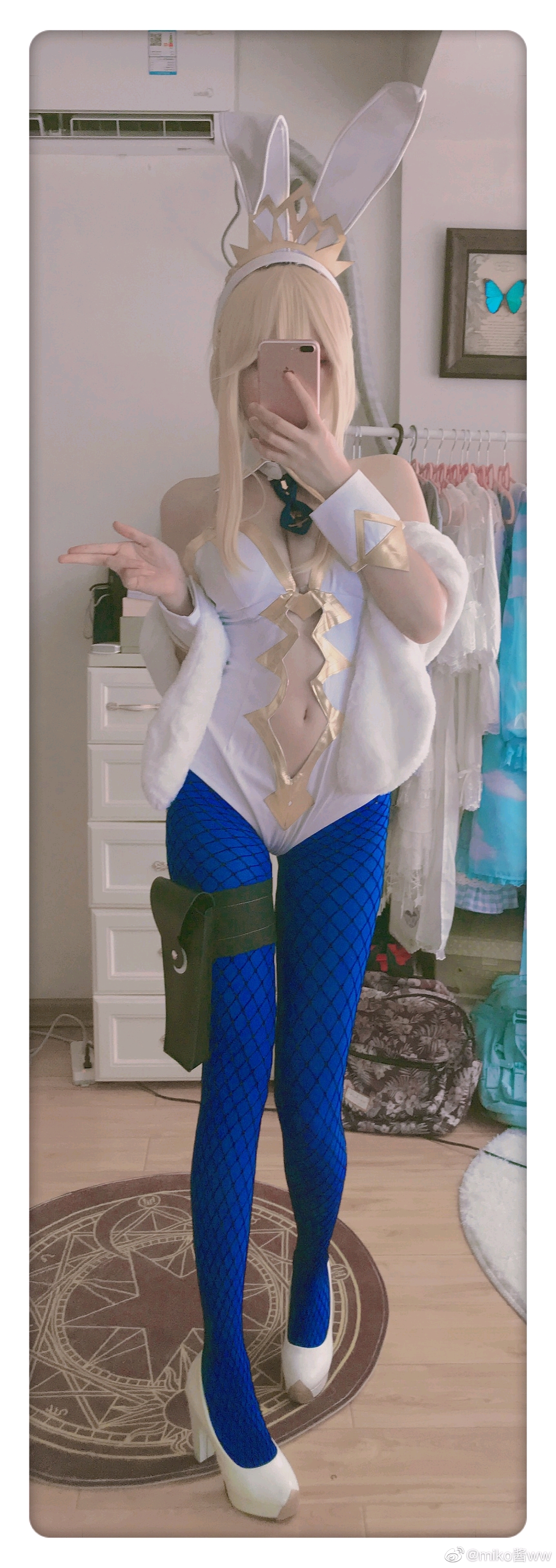 美少女cosfgo白枪呆兔女郎真是性感太美了