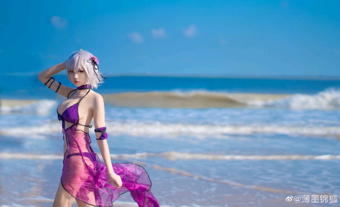 cosplay图片 泳装,cosplay图片 貂蝉 泳装cos——"我的泳装合适吗?