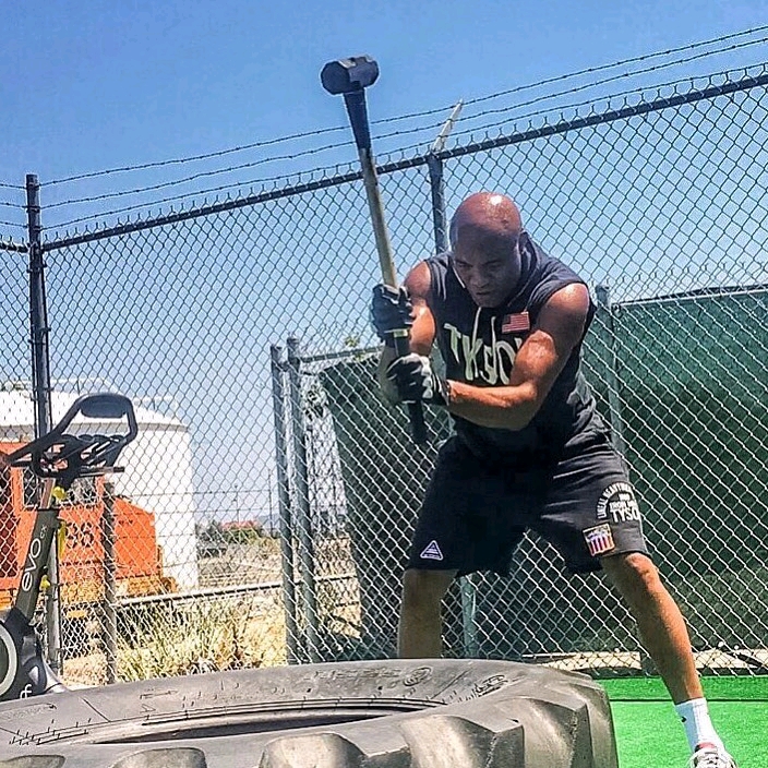 ufc前中量级冠军蜘蛛安德森席尔瓦ins照片自取