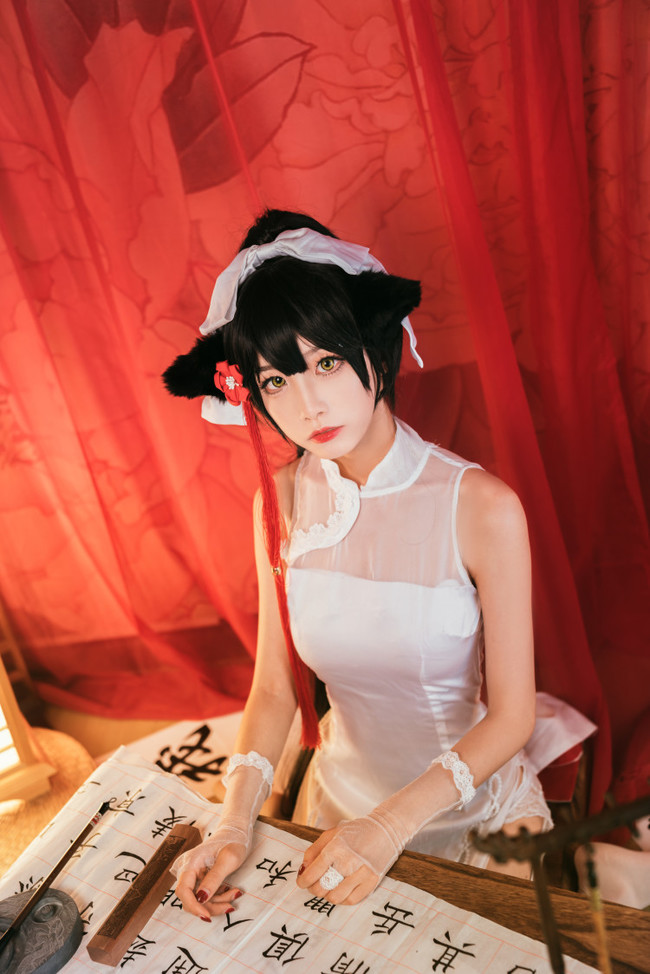 【cosplay《碧蓝航线》高雄獒 旗袍福利