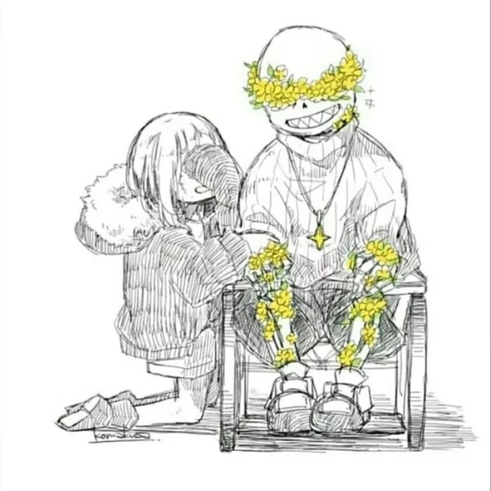 繁花落尽(frowerfell——fell x frisk) - 哔哩哔哩