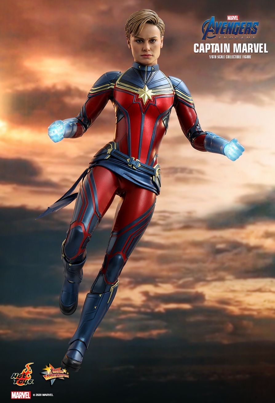 hottoys惊奇队长短发版,英气十足!