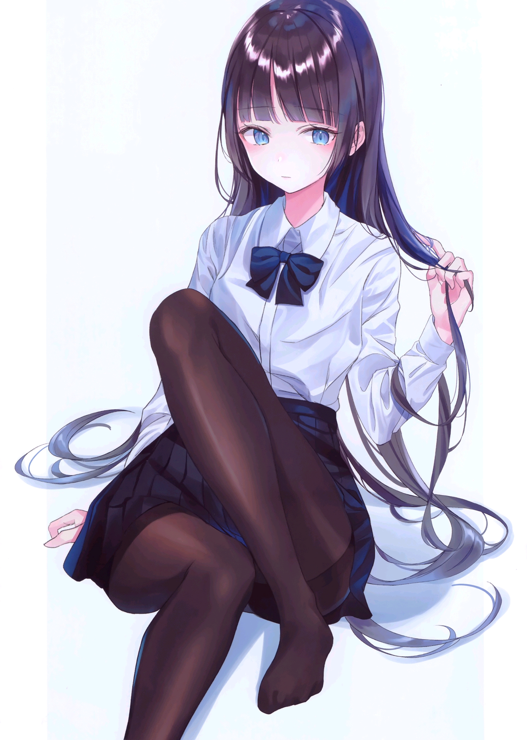 二次元美图,你们喜欢黑丝还是白丝