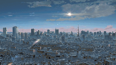 比如新海诚《你的名字》