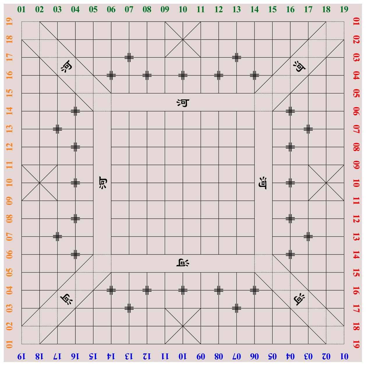 中国四人象棋003