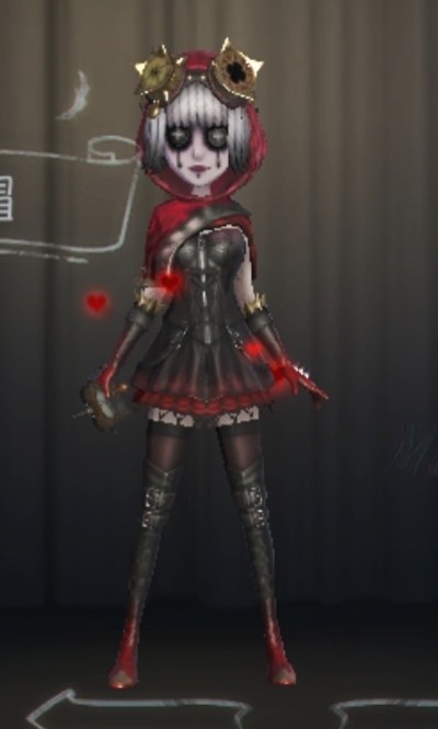 第五人格，机械师小红帽时装像素画头像