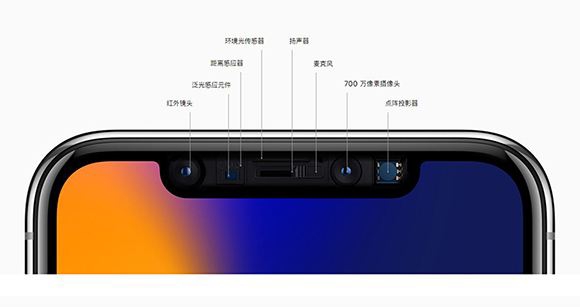 「为何刘海手机中就苹果x没下巴?