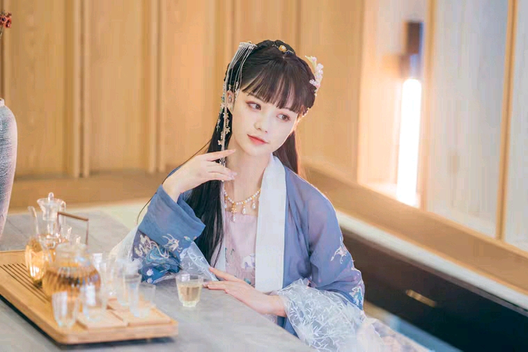 那些由党妹当模特的绝美汉服们,真·仙女下凡