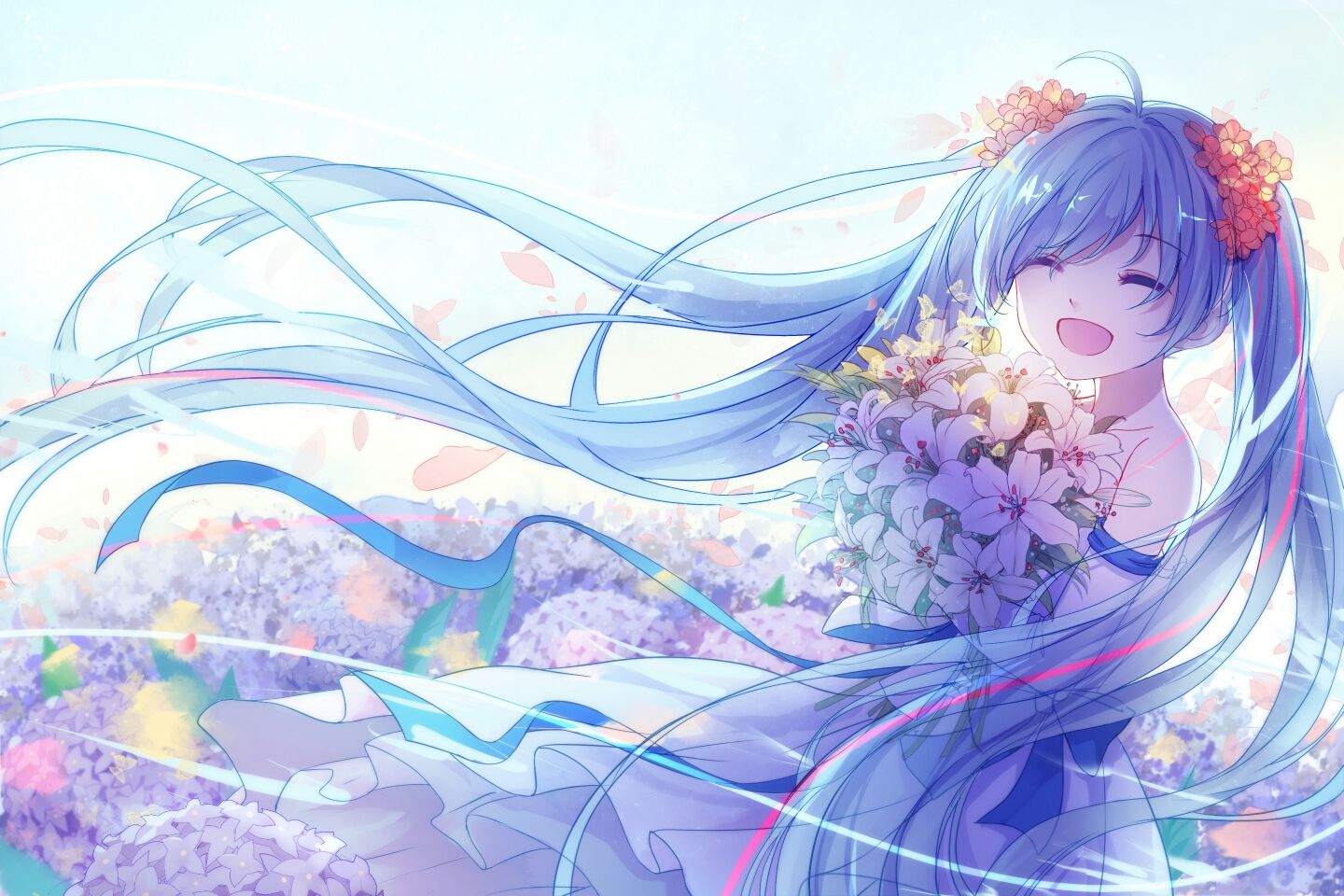 叮您的初音未来电脑壁纸已到请签收