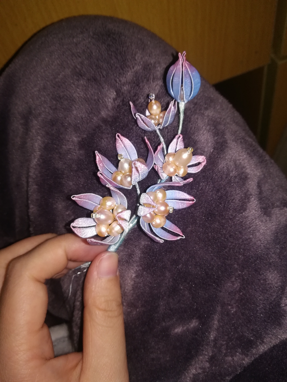 染色缠花