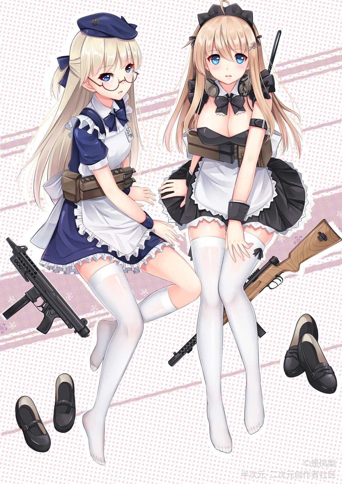 动漫美图(第八十期)二次元穿丝袜的少女专栏|ω)