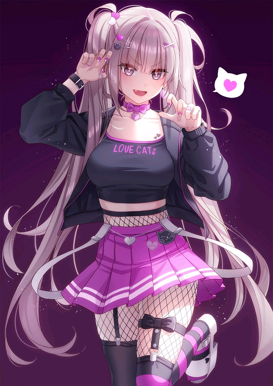 渔网袜少女