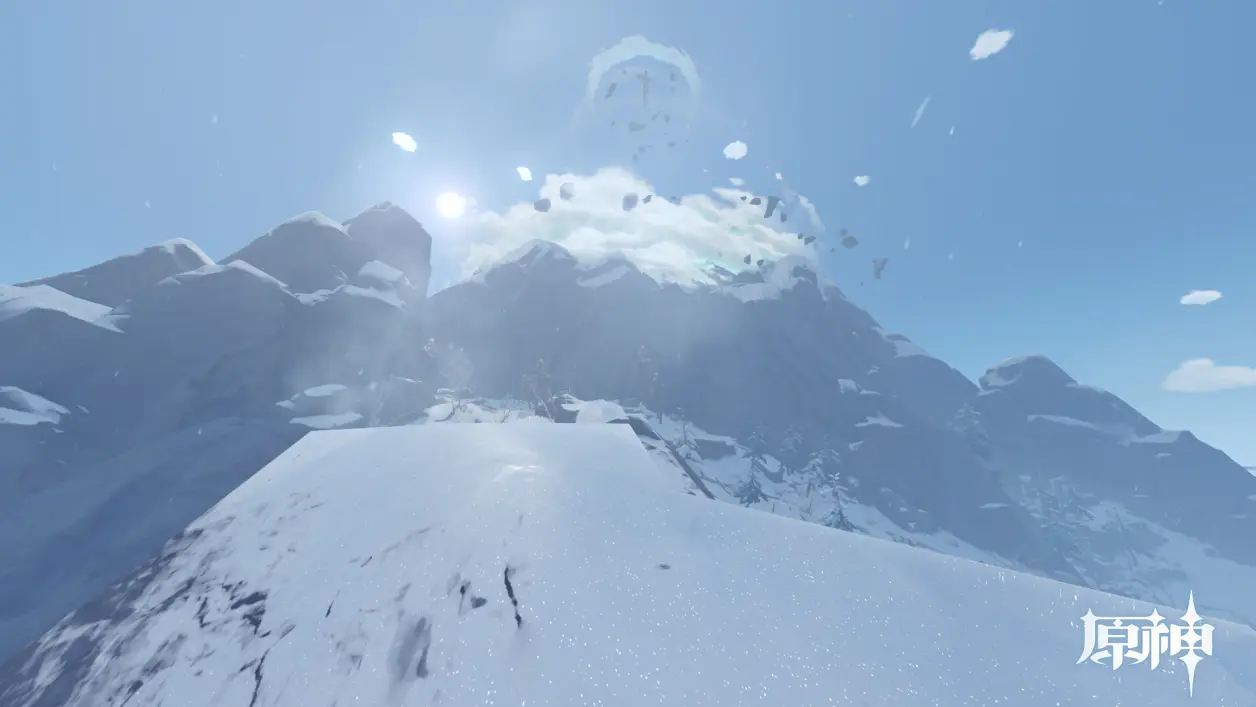 原神雪山图