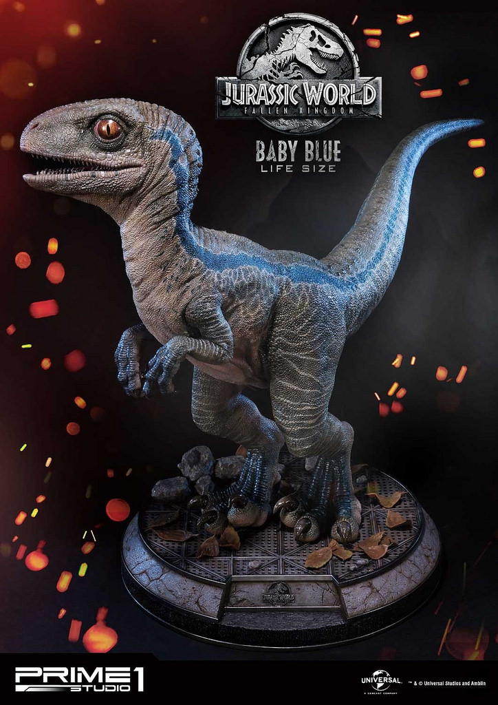 兴趣 模型手办 prime 1 studio《侏罗纪世界2》baby blue雕像公布レガ