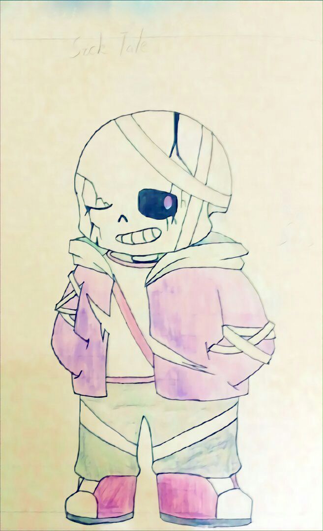 tale——ill(sick! sans)人设