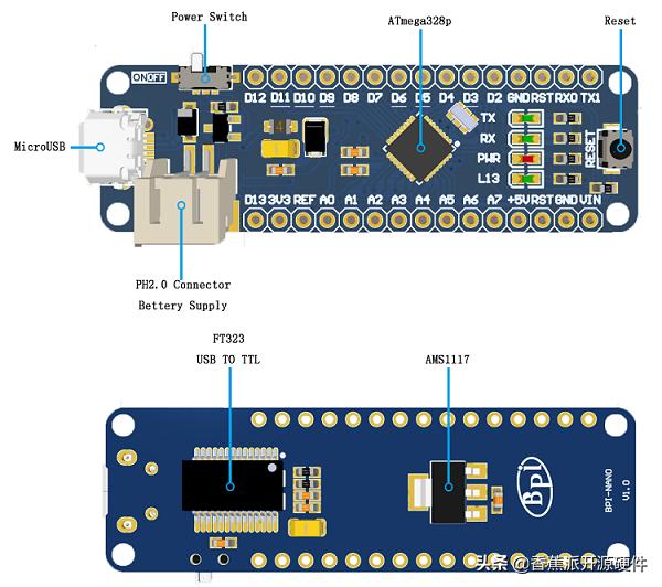 bpi-nano arduino nano 开发板和 bpi-uno arduino uno 开发板