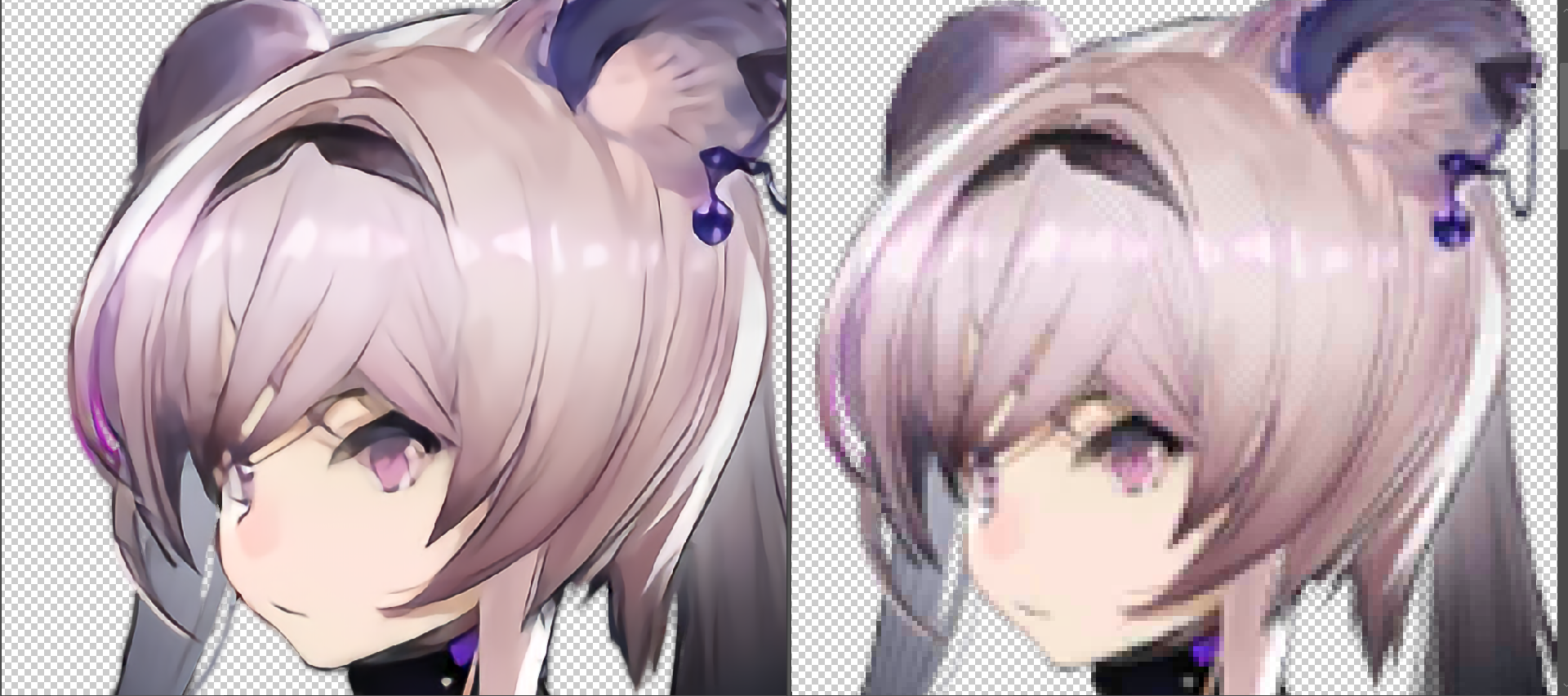 【全网唯一 究极优化】 明日方舟 林雨霞立绘 超好看的紫色长裙