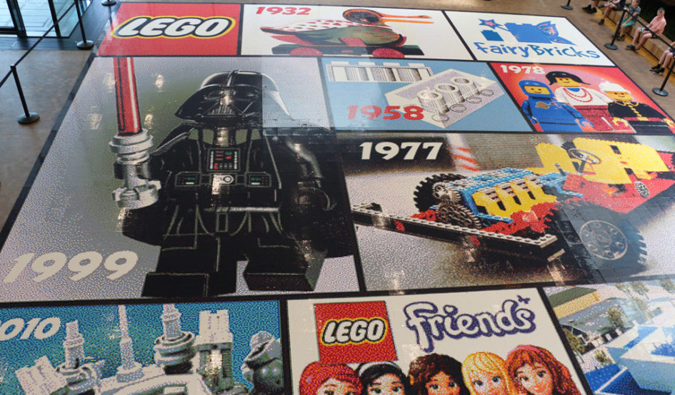 世界最大的乐高马赛克画在lego house诞生!