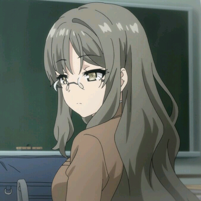 动画 动漫杂谈《青春猪头少年不会梦到兔女郎学姐》双叶理央自截头像