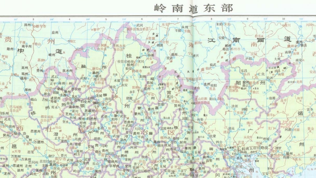 3.唐朝南方岭南道行政区划密度真的很高