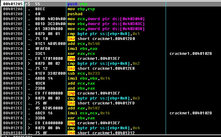 r4ndom逆向教程 自修改代码