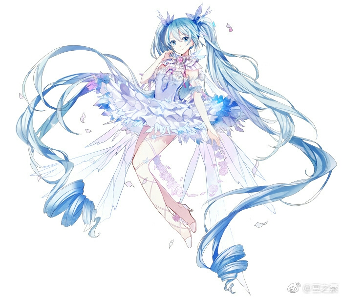 兴趣 绘画 【初音未来】画师:豆の素(豆之素)笔下的初音(18期) 画师本