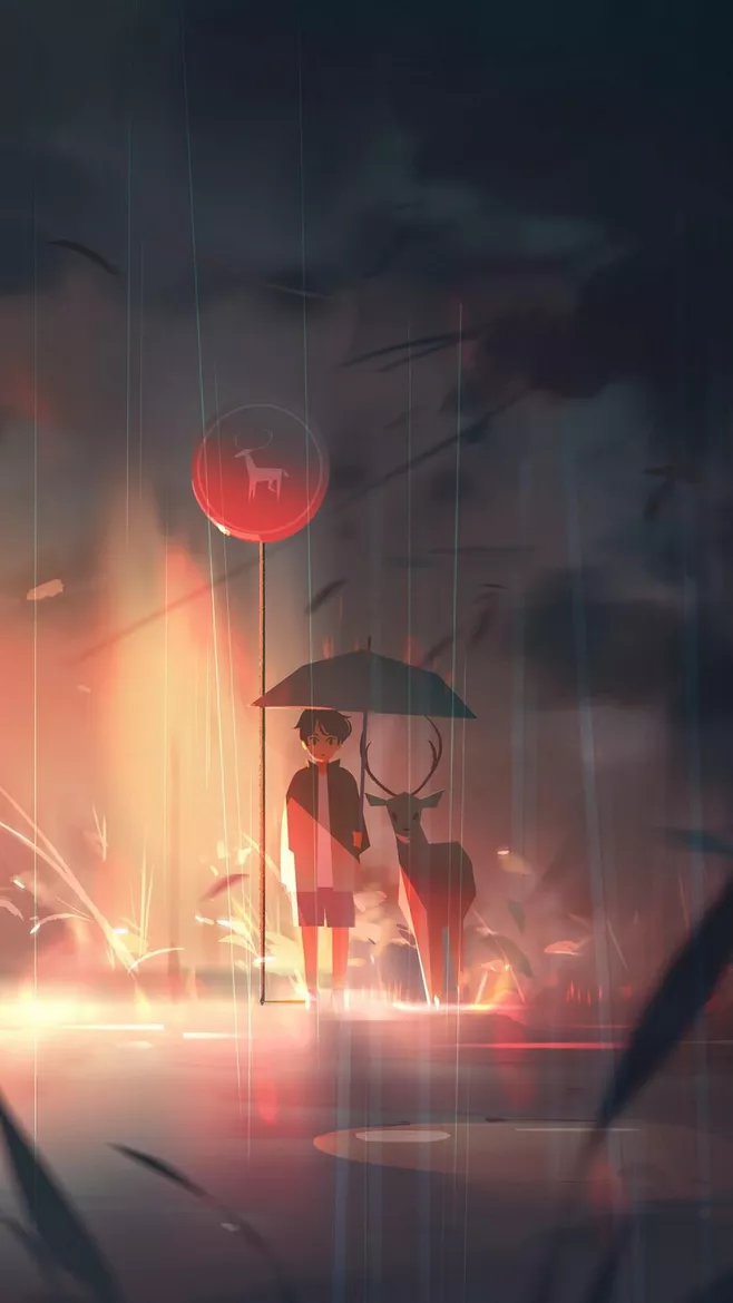手机壁纸|二次元孤独の一人第三期 by:b站盐泽 2021年