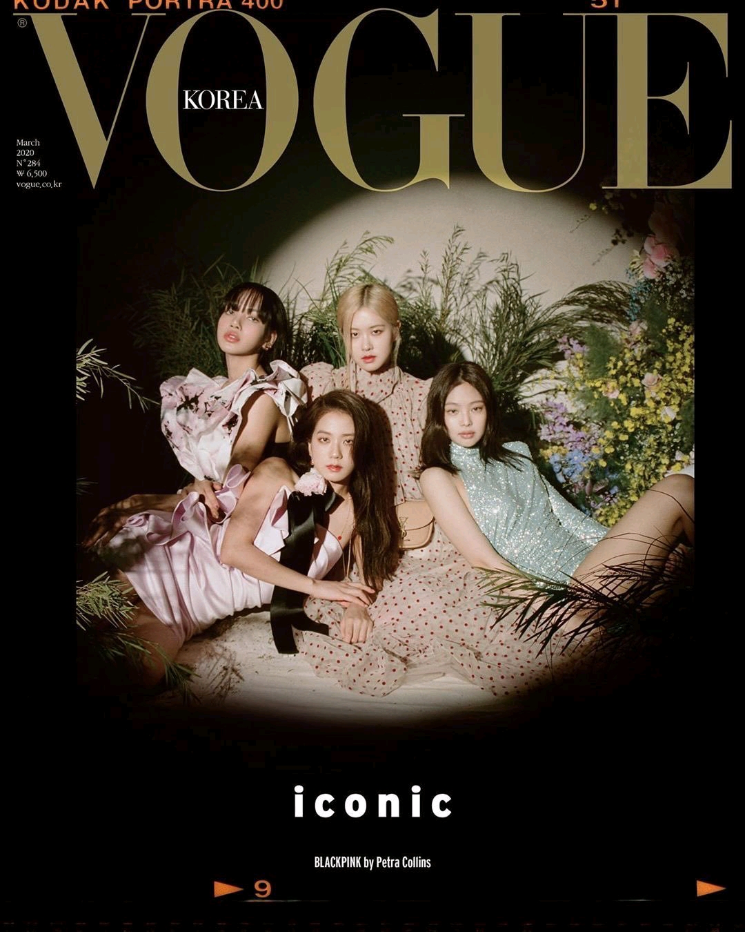 blackpink人手一个品牌登vogue korea杂志封面 成为第