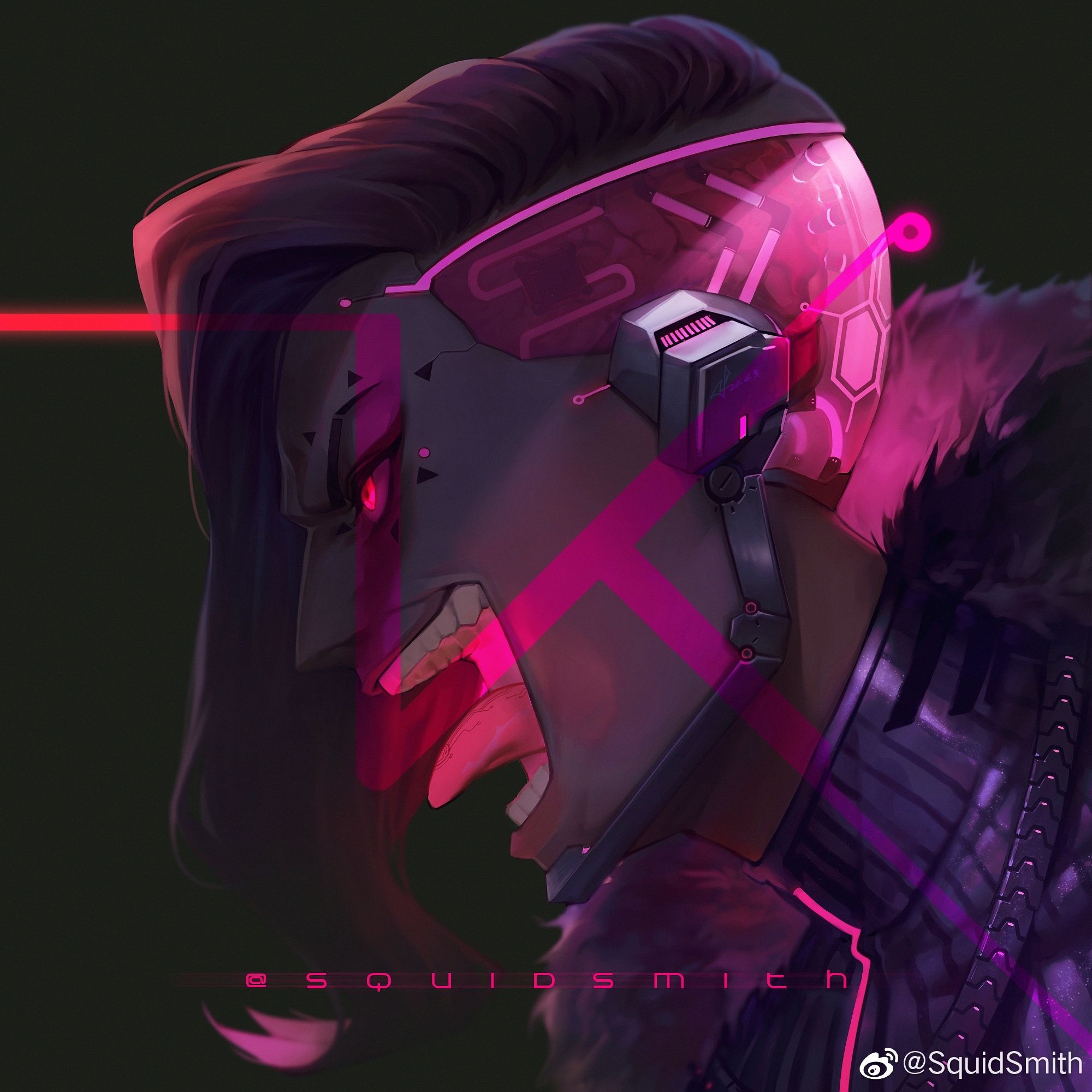 【ow/同人】守望朋克2077英雄头像