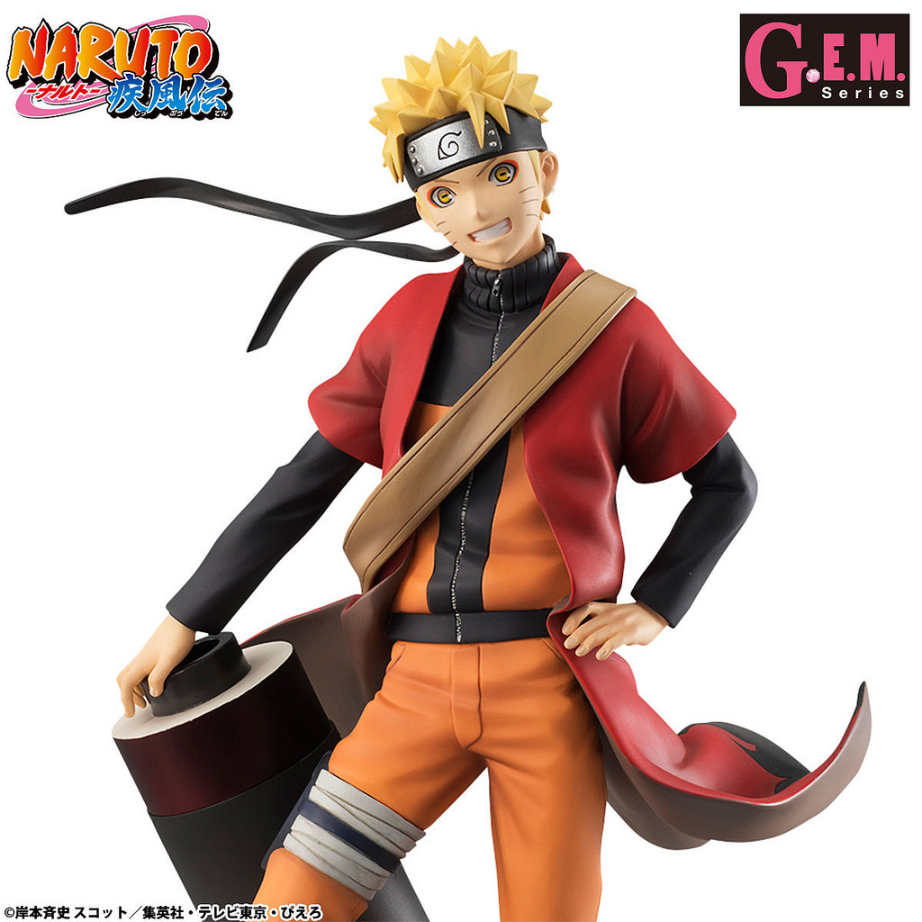 megahouse《火影忍者疾风传》漩涡鸣人 仙人模式 手办