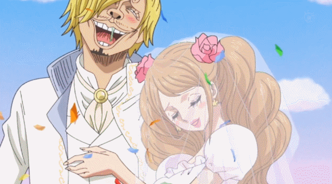 动画 动漫杂谈 《海贼王》山治的梦幻婚礼,海贼王终于再次迎来高能