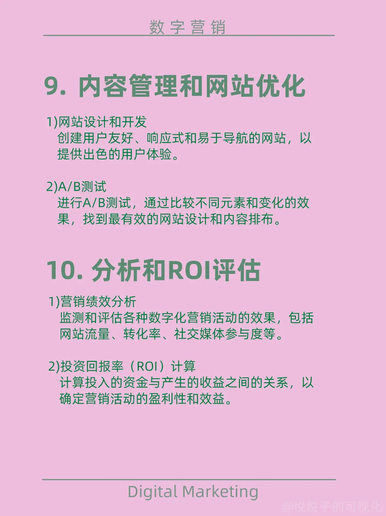 mece法拆解“数字营销”