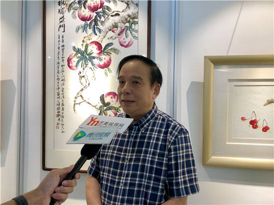 孙敏钊齐派草虫展在北京市西城区图书馆开幕