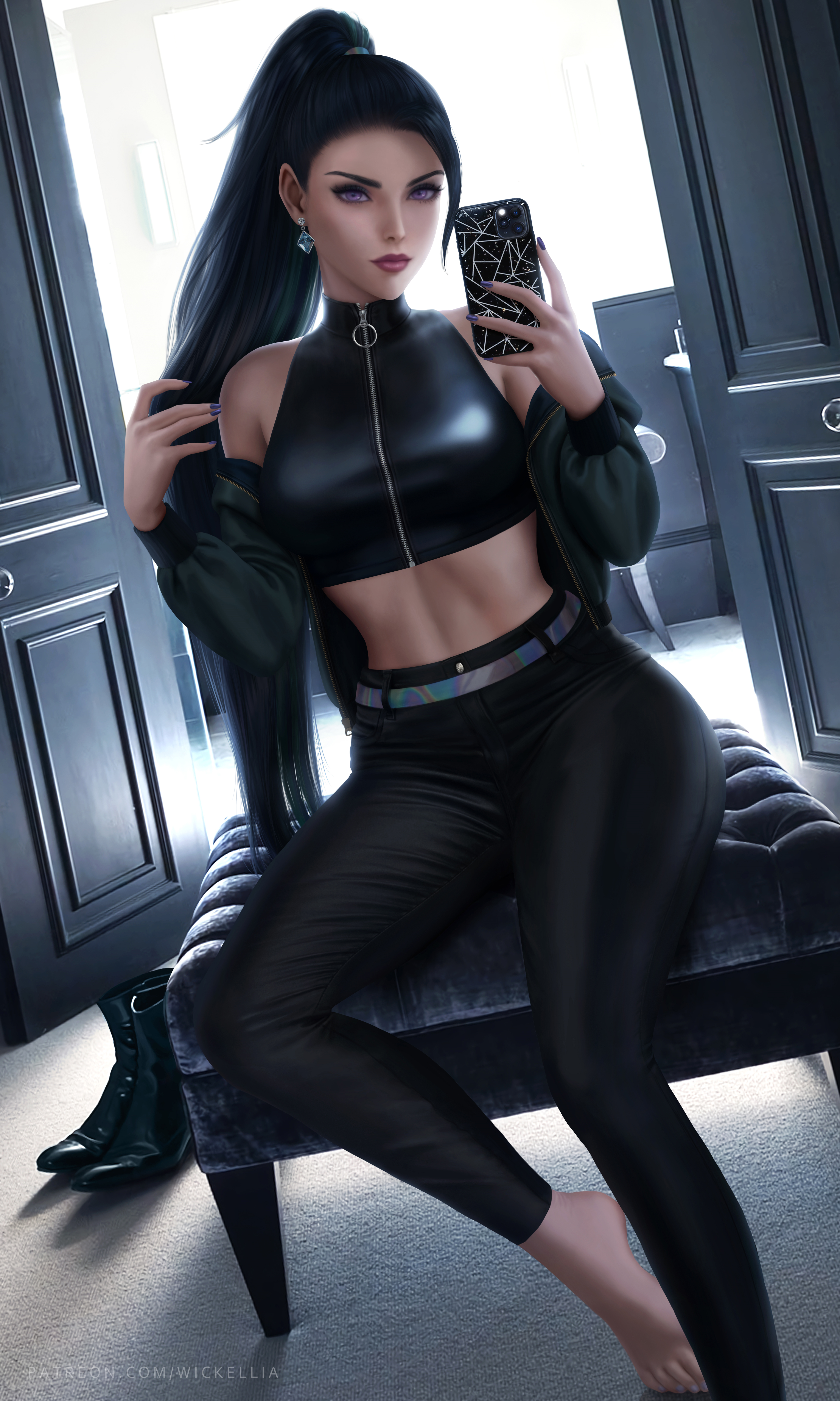 画师wickellia新一期作品赏析